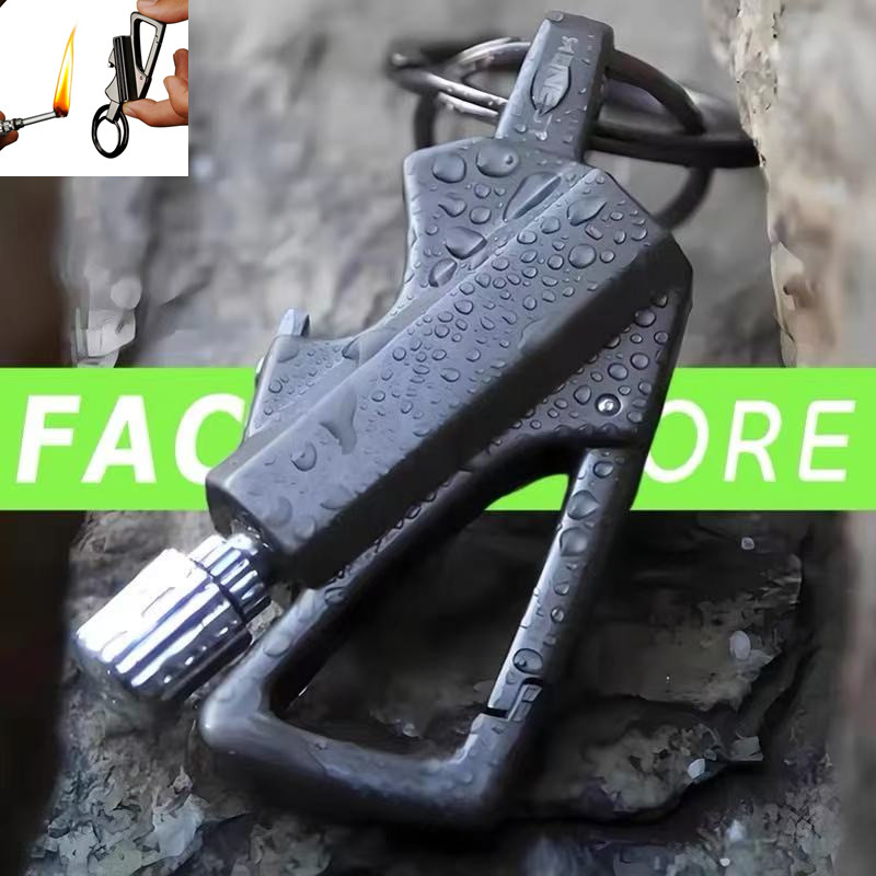 Fire Starting Kit - Nowy Metalowy Zapalniczka Przenośna na Zewnątrz