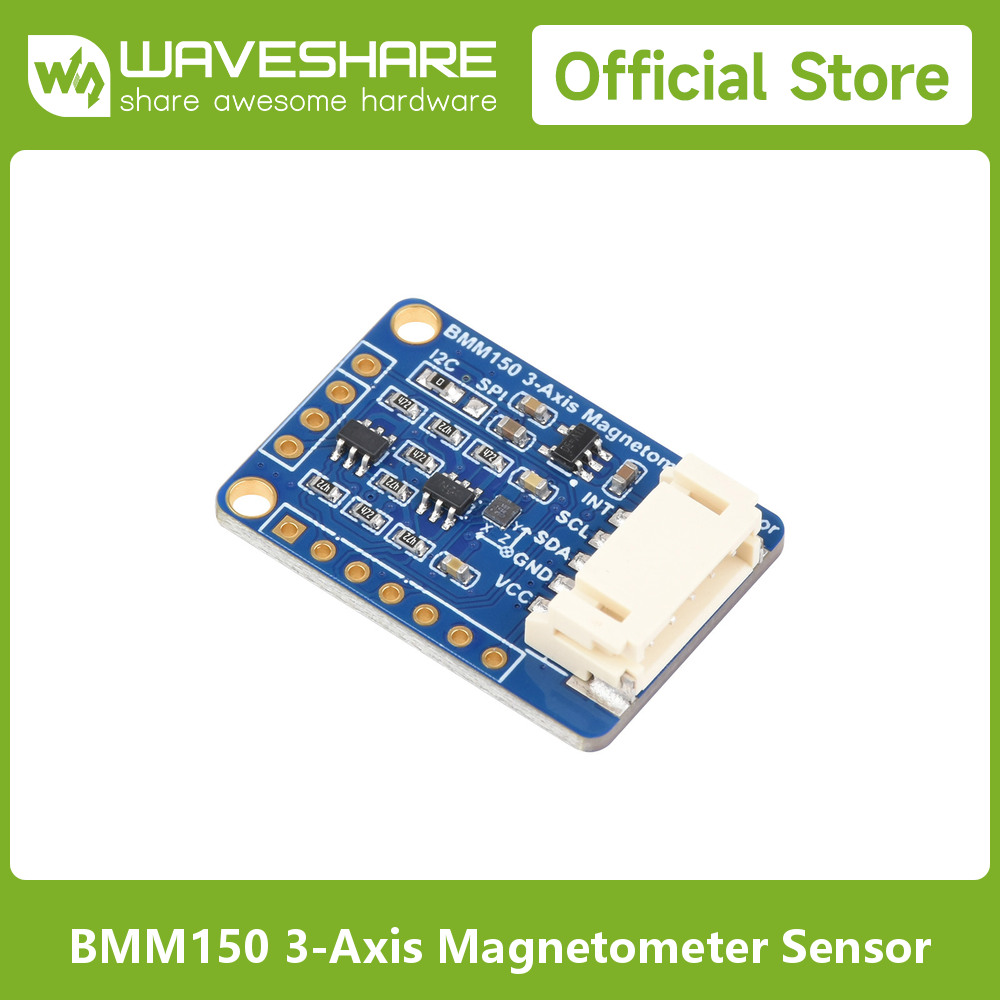 Compass Lensatic - Waveshare BMM150 3-osiowy czujnik magnetometru, cyfrowy