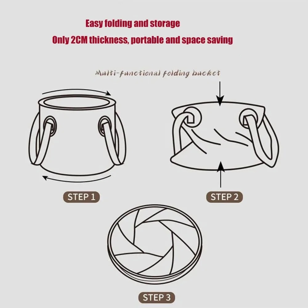 Przenośne składane wiadro na w – Water Bag Collapsible recenzja i cena