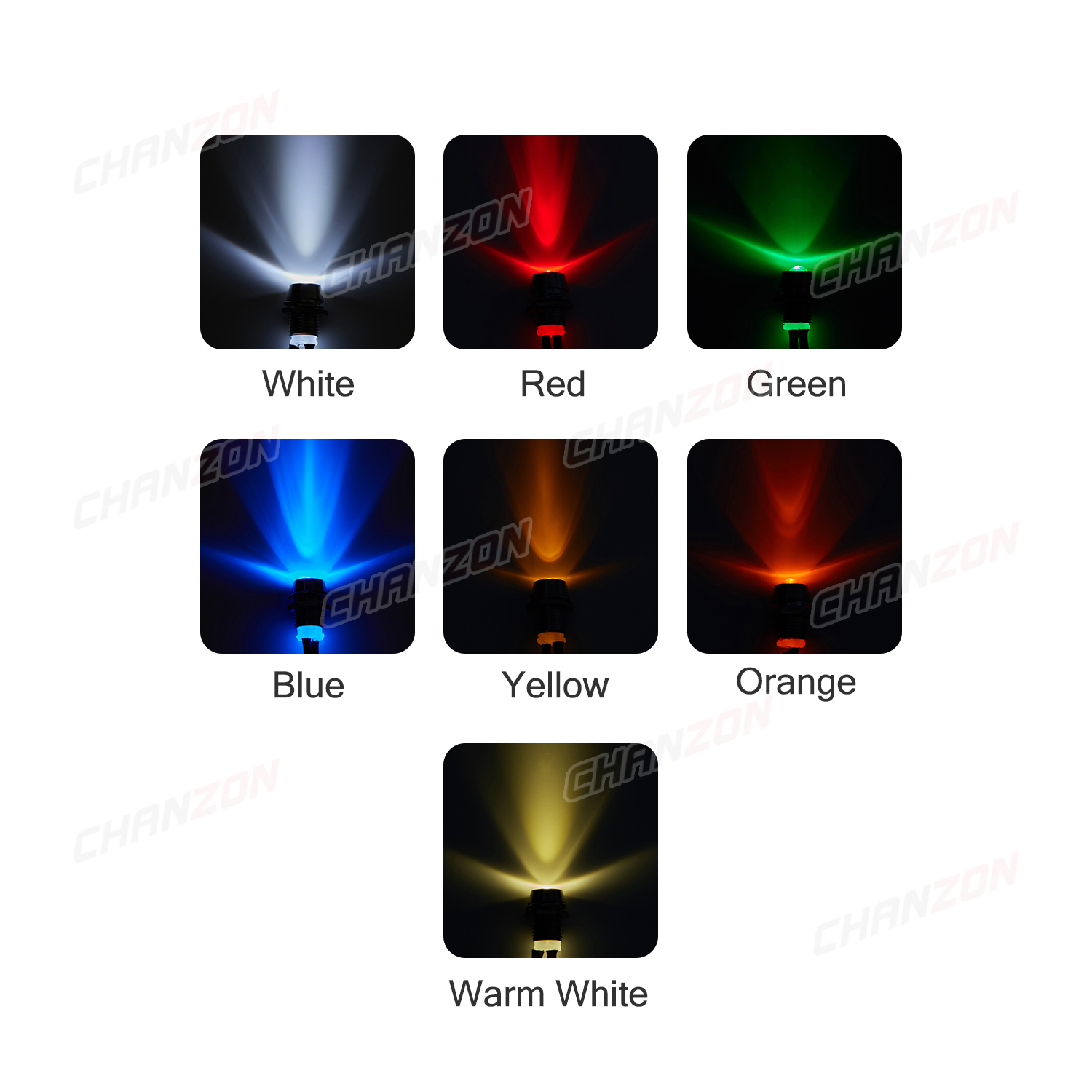 5szt 12V LED 8mm Wskaźnik Ciep – Signal Panel Orange recenzja i cena